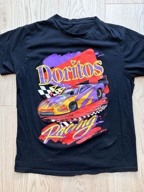 Doritos Black Graphic T-Shirt Mens Medium Officially Licensed 100% Cotton